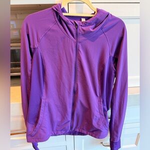 LUCY Women’s Purple Zip-Up Athletic Hoodie, EUC, size Medium